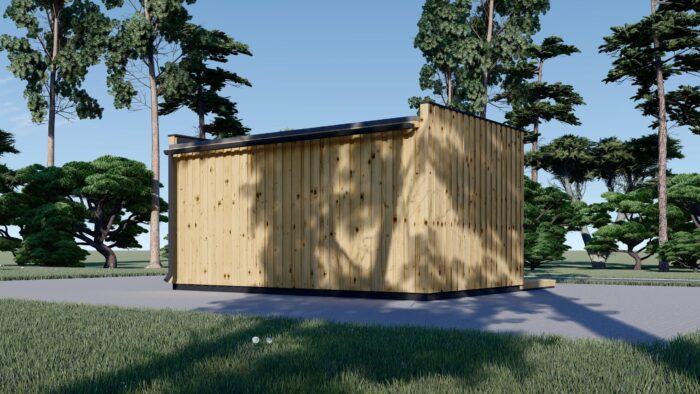 Premium Gartenhaus (Isoliert, SIPS), 6x3 m, 18 m² – Bild 2