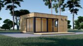 Premium Gartenhaus (Isoliert, SIPS), 6x4 m, 24 m²