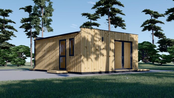 Premium Gartenhaus (Isoliert, SIPS), 6x5 m, 30 m² – Bild 3