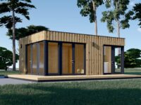 Premium Gartenhaus (Isoliert, SIPS), 7.5x4 m, 30 m²