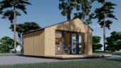 Gartenhaus ANTONIA (34mm + Holzverschalung ), 5x5m, 25m² Isoliert