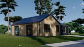Holzhaus VALENTIN (Isoliert, 66 mm + Holzverschalung), 79 m² – Bild 4
