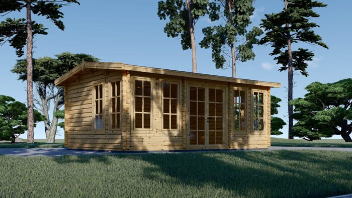 Gartenhaus DORA, 6x4 m, 24 m² – Bild 2