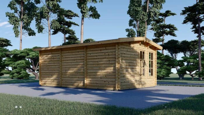 Gartenhaus DORA, 6x4 m, 24 m² – Bild 3