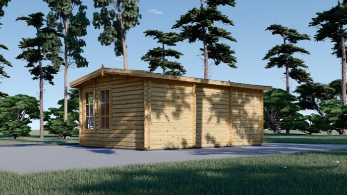 Gartenhaus DORA, 6x4 m, 24 m² – Bild 4