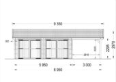 Doppelgarage (44 mm) 6x6m mit Carport 3x6m, 54m² – Bild 10