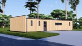 Wohnhaus BERTA 3 (66 mm + Holzverschalung Isoliert), 75 m² – Bild 4