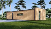 Wohnhaus BERTA 1 (66 mm + Holzverschalung Isoliert), 46 m² – Bild 3