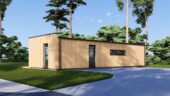 Wohnhaus BERTA 1 (66 mm + Holzverschalung Isoliert), 46 m² – Bild 6