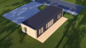 Wohnhaus BERTA 1 (66 mm + Holzverschalung Isoliert), 46 m² – Bild 5