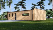 Wohnhaus BERTA 2 (66 mm + Holzverschalung Isoliert), 60 m² – Bild 3
