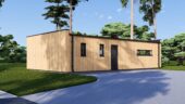 Wohnhaus BERTA 2 (66 mm + Holzverschalung Isoliert), 60 m² – Bild 7