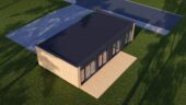 Wohnhaus BERTA 2 (66 mm + Holzverschalung Isoliert), 60 m² – Bild 6