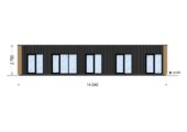 Wohnhaus BERTA 3 (66 mm + Holzverschalung Isoliert), 75 m² – Bild 6