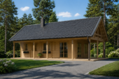 Blockbohlenhaus ANIKA (44+44 mm) · 139 m² · Isoliert – Bild 5