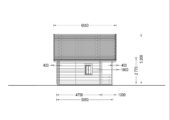 Blockbohlenhaus LANDSHUT (44+44 mm) · 50 m² · Extra Isoliert – Bild 9