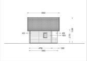 Blockbohlenhaus LANDSHUT (44+44 mm) · 50 m² · Extra Isoliert – Bild 9