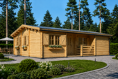 Blockbohlenhaus ULRICH, 70m²