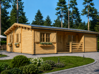 Blockbohlenhaus ULRICH, 70m²