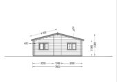 Blockbohlenhaus BERNAU (Isoliert, 44+44 mm) · 103 m² – Bild 8