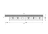 Blockbohlenhaus BIRGIT (44+44 mm) · 6 × 19 m · 114 m² · Isoliert – Bild 8