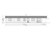 Blockbohlenhaus BIRGIT (44+44 mm) · 6 × 19 m · 114 m² · Isoliert – Bild 11
