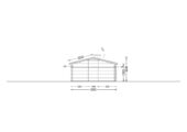 Blockbohlenhaus BIRGIT (44+44 mm) · 6 × 19 m · 114 m² · Extra Isoliert – Bild 9