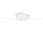 Blockbohlenhaus BIRGIT (44+44 mm) · 6 × 19 m · 114 m² · Isoliert – Bild 7