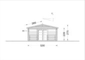 Blockbohlenhaus HANNES (44+44 mm) · 42 m² + 10 m² Terrasse · Extra Isoliert – Bild 8