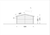 Blockbohlenhaus HANNES (44+44 mm) · 42 m² + 10 m² Terrasse · Extra Isoliert – Bild 10