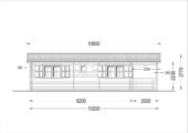 Blockbohlenhaus HANNES (44+44 mm) · 42 m² + 10 m² Terrasse · Extra Isoliert – Bild 9