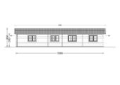 Blockbohlenhaus BOZEN (44+44 mm), 15x6m, 90m² Extra Isoliert – Bild 10