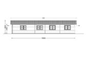 Blockbohlenhaus BOZEN (44+44 mm), 15x6m, 90m² Isoliert – Bild 10