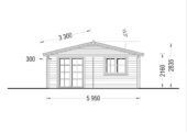 Gartenhaus KLAUS 6x6m, 36m² – Bild 7