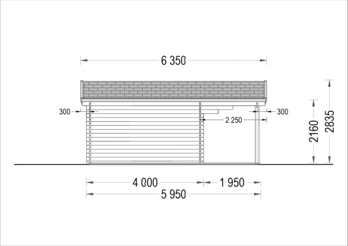 Gartenhaus KLAUS 6x6m, 36m² – Bild 10