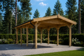 Carport aus Holz CLASSIC · 3 × 6 m · 18 m²