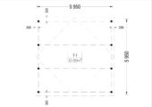 Doppelcarport aus Holz CLASSIC, 6x6 m, 36 m² – Bild 8