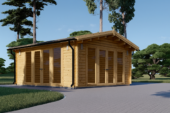 Gartenhaus MARIA (44 mm) 30 m²