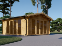 Gartenhaus MARIA (44 + 44 mm) 30 m² Extra Isoliert