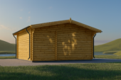 Premium Gartenhaus Donau,4x3m, 12m² – Bild 4