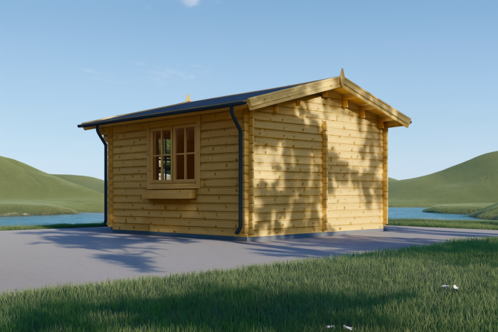 Premium Gartenhaus Donau,4x3m, 12m² – Bild 2