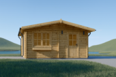 Premium Gartenhaus Donau,4x3m, 12m² – Bild 3