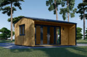 Gartenhaus TAURUS (34mm + Holzverschalung), 5,5x4m, 16,5m²