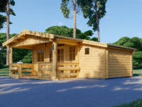 Gartenhaus IRIS (44+44 mm Isoliert) · 26 m²
