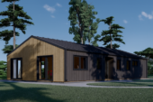 Wohnhaus Enns (66 mm + Holzverschalung) inkl. Isolierung, 130 m² – Bild 6