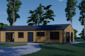 Wohnhaus Enns (66 mm + Holzverschalung) inkl. Isolierung, 130 m² – Bild 8