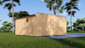 Gartensauna mit Vorraum DANIEL (34 mm + Holzverschalung), 5,1 x 5,1 m, 22 m² – Bild 6