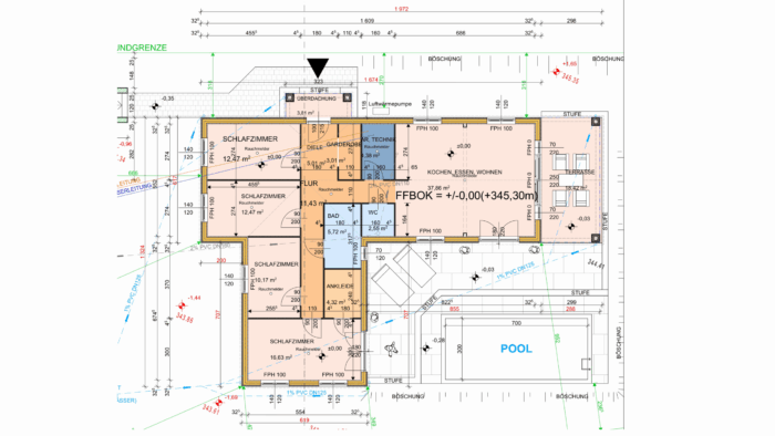 Holzwohnhaus TAUERN (Isoliert, 66 mm + Holzverschalung), 127 m² – Bild 9