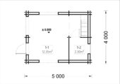 Blockbohlenhaus DORNBIRN (44+44 mm Isoliert) · 20 m² + 16 m² Schlafboden – Bild 6