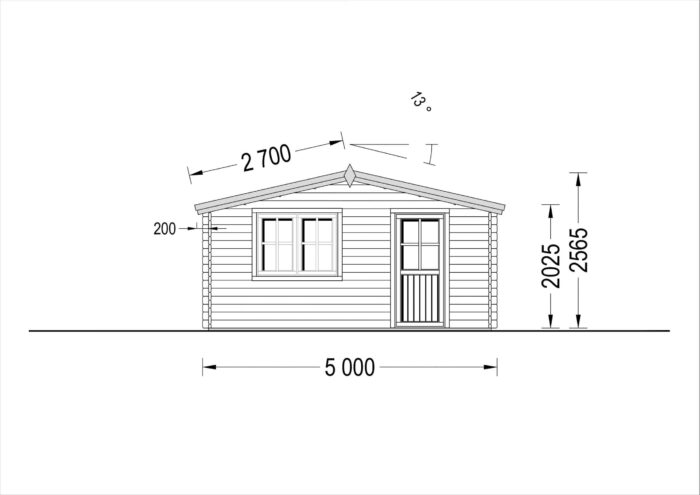 Gartenhaus Donau, 5x4m, 20m² Isoliert – Bild 10